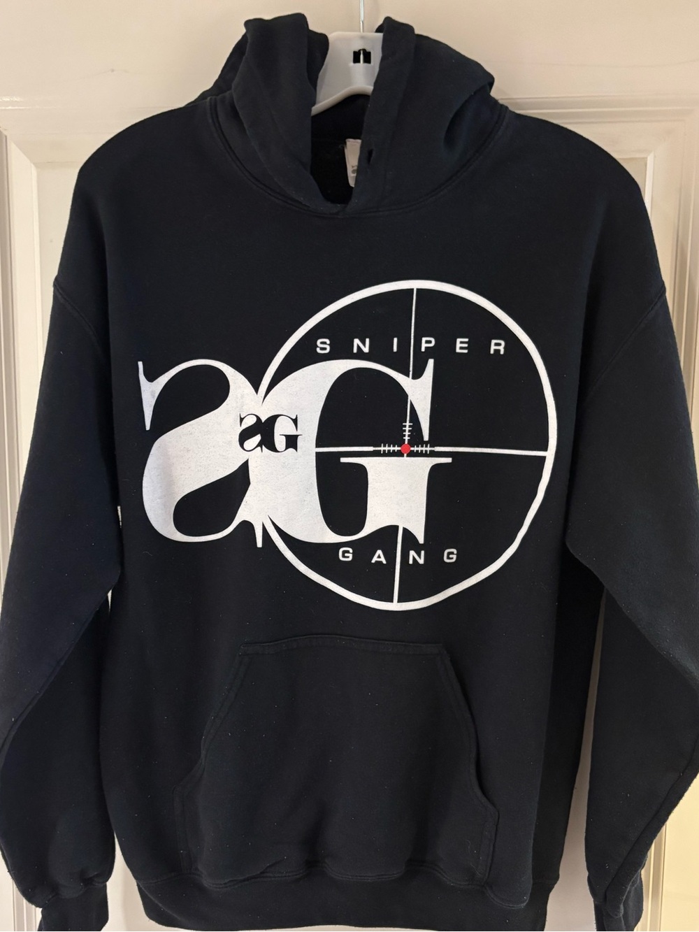 Kodak Black Sniper Gang Hooded Sweatshirt SG Crosshair Logo Size Medium